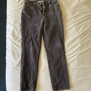 pacsun faded black mom jeans